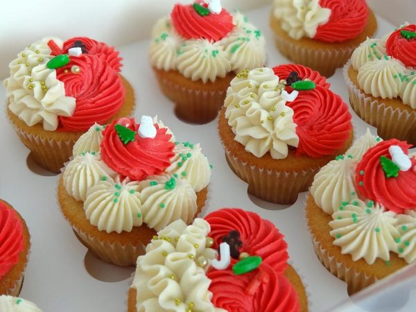 Christmas cupcakes