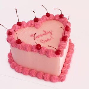 Retro Heart Cake