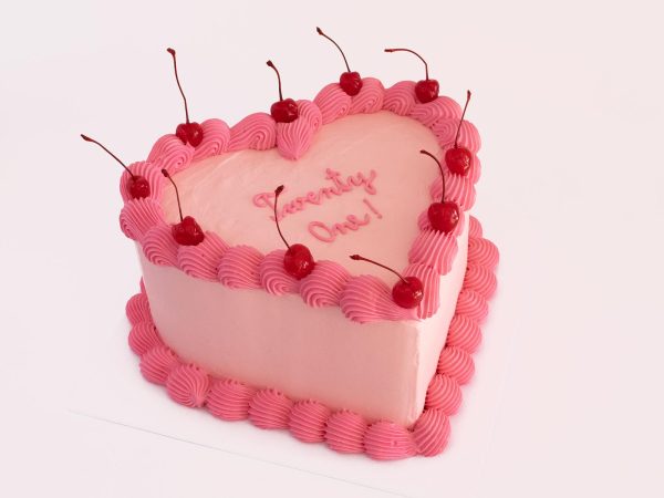 Retro Heart Cake