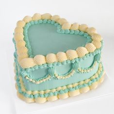 Vintage Heart Cake