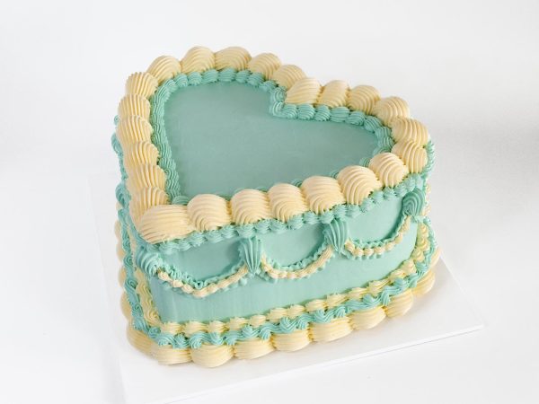 Vintage Heart Cake